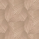 Elle Decoration Geometric Triangles Blush Pink/Gold Metallic Wallpaper - 10152-05