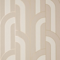 Fine Decor Cascade Arch Cream/Gold Metallic Wallpaper - FD42844