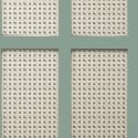 Fine Decor Cane Panel Sage Wallpaper - FD42999