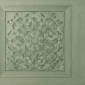 Fine Decor Carved Panel Sage Wallpaper - FD43276