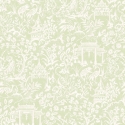 Galerie Garden Toile Green Wallpaper - G78509