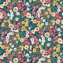 Ohpopsi Glasshouse Flora Ditsy Indigo/Coral Wallpaper - GHS50112W