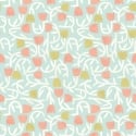 Ohpopsi Glasshouse Tiny Tulip Duckegg Mix Wallpaper - GHS50134W