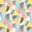 Ohpopsi Abstract Geometric Pastel Pop Wallpaper - GRA50104W