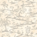 Ohpopsi Kaiwa Trees Wolf Mist Wallpaper - HAN50108W
