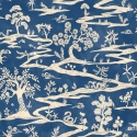 Ohpopsi Kaiwa Trees Cobalt Wallpaper - HAN50110W