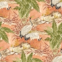 Ohpopsi Kansho Cranes Cinnamon Wallpaper - HAN50132W