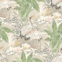 Ohpopsi Kansho Cranes Porcelain Wallpaper - HAN50134W