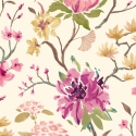 Ohpopsi Saku Japanese Flowers Vintage Plum Wallpaper - HAN50148W