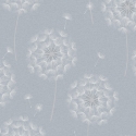 Holden Decor Allora Dandelion Blue Metallic Wallpaper - 36003