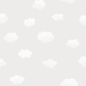 Holden Decor Cloudy Sky Grey/White Wallpaper - 90990