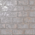 Holden Decor Glistening Brick Slate/Rose Gold Metallic Wallpaper - 12951