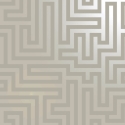 Holden Decor Glistening Maze Taupe Metallic Wallpaper - 12911