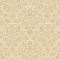 Hoopla Walls Elegance Deco Fan Gold Wallpaper - HWA1023W
