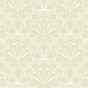 Hoopla Walls Elegance Deco Fan Green Wallpaper - HWA1024W