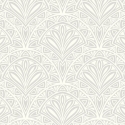 Hoopla Walls Elegance Deco Fan Grey Wallpaper - HWA1026W