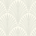 Hoopla Walls Elegance Leaf Fan Grey Wallpaper - HWA1028W