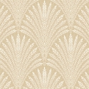 Hoopla Walls Elegance Leaf Fan Gold Wallpaper - HWA1032W