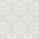 Hoopla Walls Elegance Ogee Damask Grey Wallpaper - HWA1033W