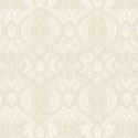 Hoopla Walls Elegance Ogee Damask Natural Wallpaper - HWA1034W