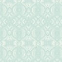 Hoopla Walls Elegance Ogee Damask Duck Egg Blue Wallpaper - HWA1037W