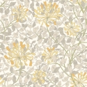 Hoopla Walls Honeysuckle Leaf Trail Warm Grey Wallpaper - HWA1079W