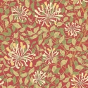 Hoopla Walls Honeysuckle Leaf Trail Terracotta Wallpaper - HWA1085W