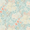 Hoopla Walls Lily Ogee Duckegg Blue Wallpaper - HWA1127W