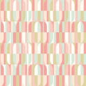 Hoopla Walls Building Blocks Coral Mix Wallpaper - HWA1163W