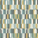 Hoopla Walls Building Blocks Petrol Mix Wallpaper - HWA1168W