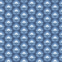 Hoopla Walls Retro Flower Indigo Mix Wallpaper - HWA1175W