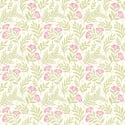 Hoopla Walls Petite Posy Rose/Apple Wallpaper - HWA1186W