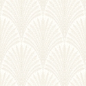 Hoopla Walls Elegance Leaf Fan Chalk Wallpaper - HWA1254W