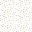 Hoopla Walls Alphabet Jumble Soft Sorbet Wallpaper - HWA1278W