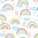 Hoopla Walls Rainbow Love Fruit Salad Wallpaper - HWA1283W