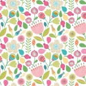 Hoopla Walls Folk Floral Tutti Frutti Wallpaper - HWA1287W
