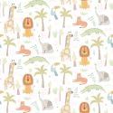Hoopla Walls Safari Boogie Honey Mallow Wallpaper - HWA1293W