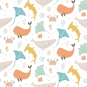 Hoopla Walls Ocean Adventure Seafoam Spice Wallpaper - HWA1301W