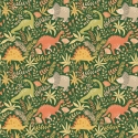 Hoopla Walls Jurassic Party Olive Jungle Wallpaper - HWA1309W