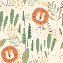 Hoopla Walls Happy Lion Ginger Wallpaper - HWA1313W