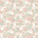 Hoopla Walls Bouncing Binnies Coconut Mix Wallpaper - HWA1315W