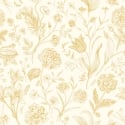Hoopla Walls Floral Toile Rich Butter Wallpaper - HWA1328W