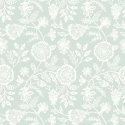 Hoopla Walls Evelyn Trail Soft Petrol Wallpaper - HWA1350W