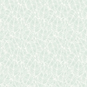 Hoopla Walls Zebra Leaf Duck Egg Blue Wallpaper - HWA1361W