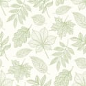Hoopla Walls Leaf Silhouette Apple Wallpaper - HWA1418W