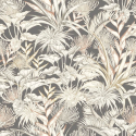 Hoopla Walls Tropical Canopy Charcoal/Stone Wallpaper - HWA1425W