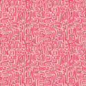 Hoopla Walls Maze Squiggle Raspberry Wallpaper - HWA1435W