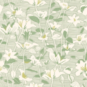 Hoopla Walls Lino Leaves Willow Mix Wallpaper - HWA1437W
