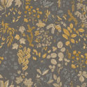 Hoopla Walls Botanical Leaves Bronze Age Wallpaper - HWA1445W