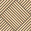 Close-up material sample of the Hoopla Walls HWA1456W design showing the large ash diamond slat print on a non-woven base.